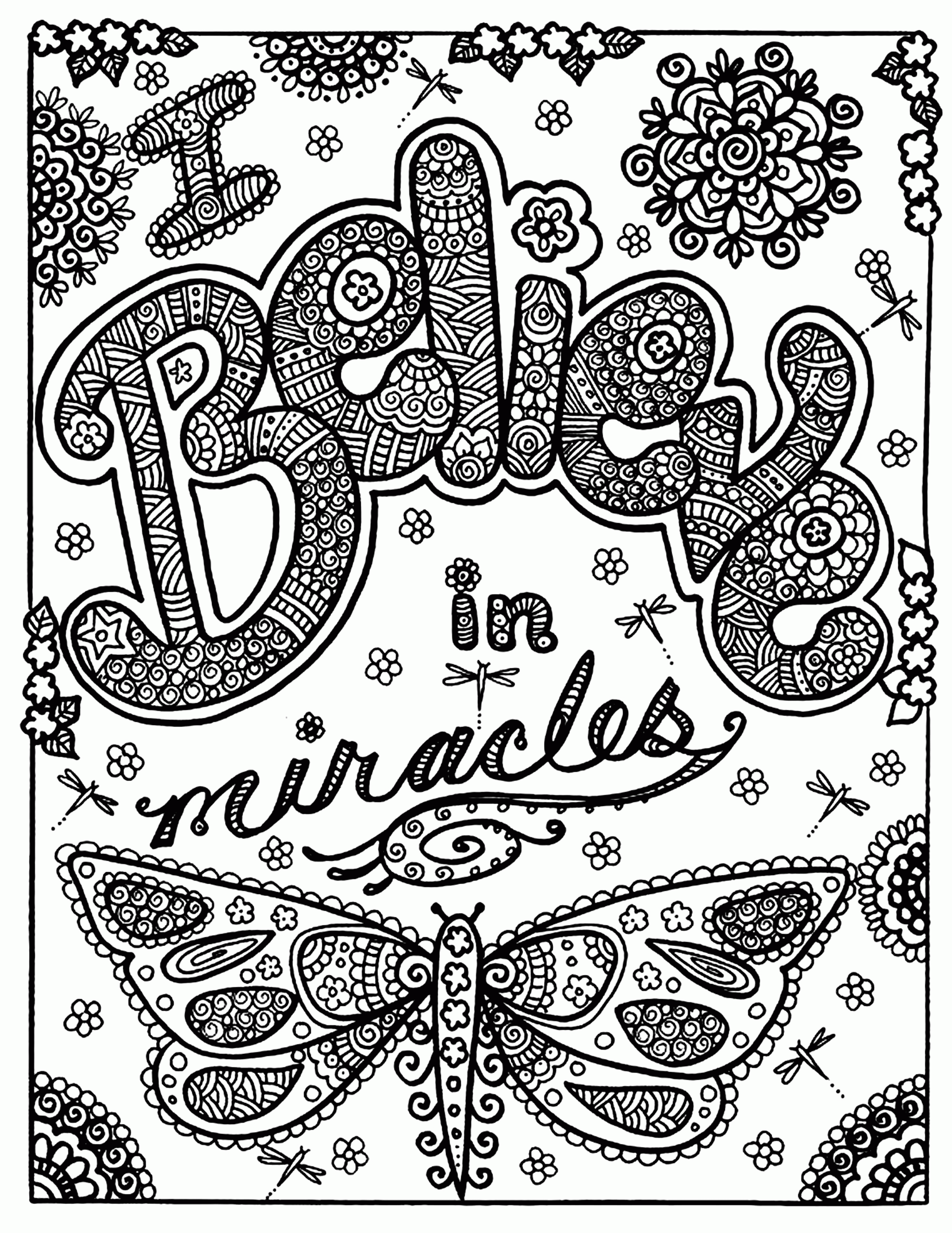 80 Printable Cute Adult Coloring Books 1