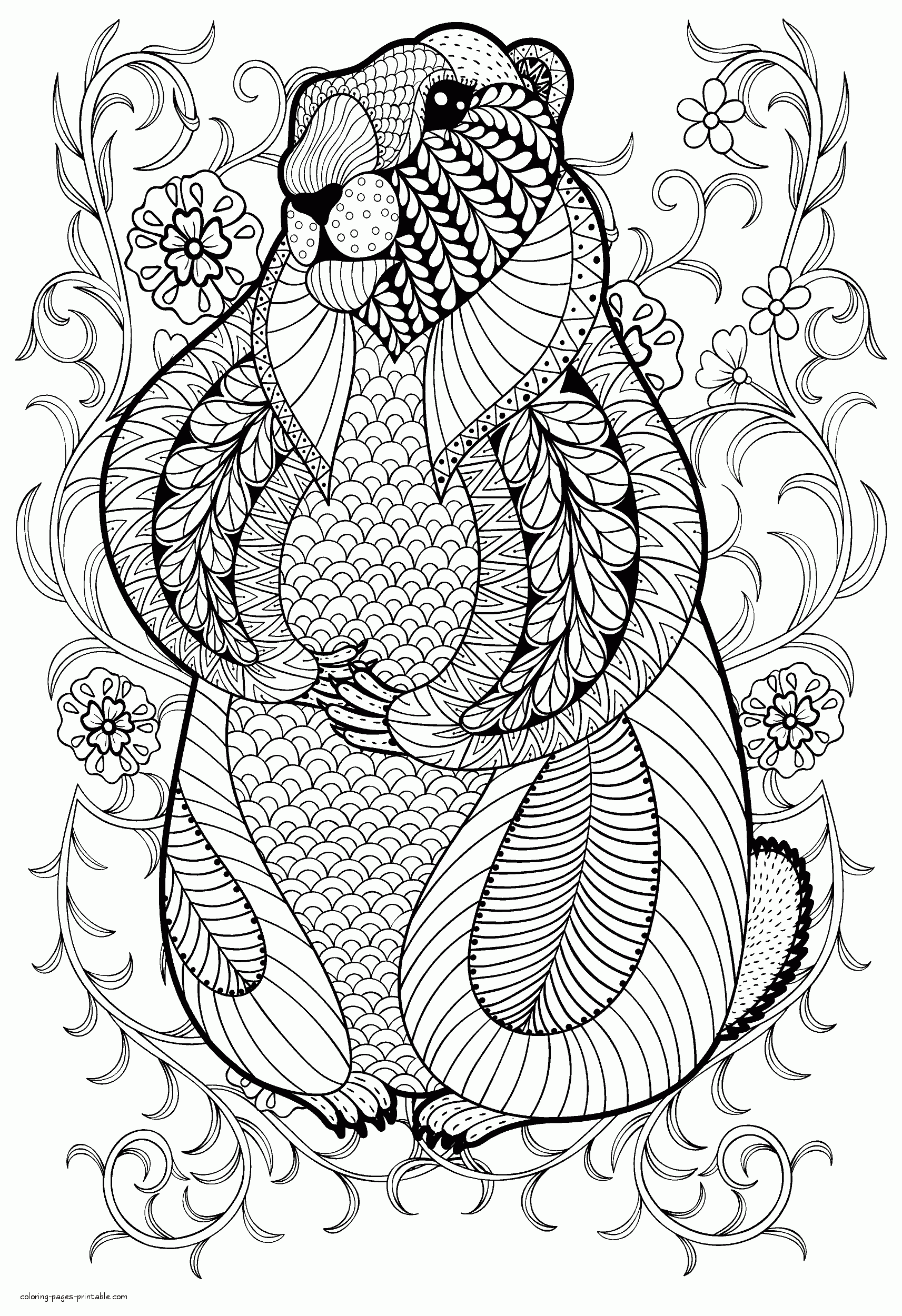 80 Printable Cute Adult Coloring Books 32