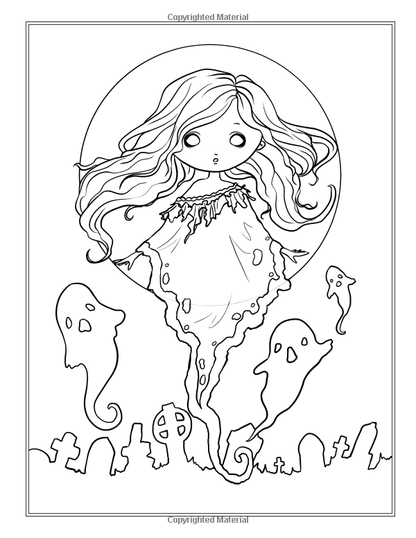 80 Printable Cute And Creepy Coloring Book Finished Pages 88