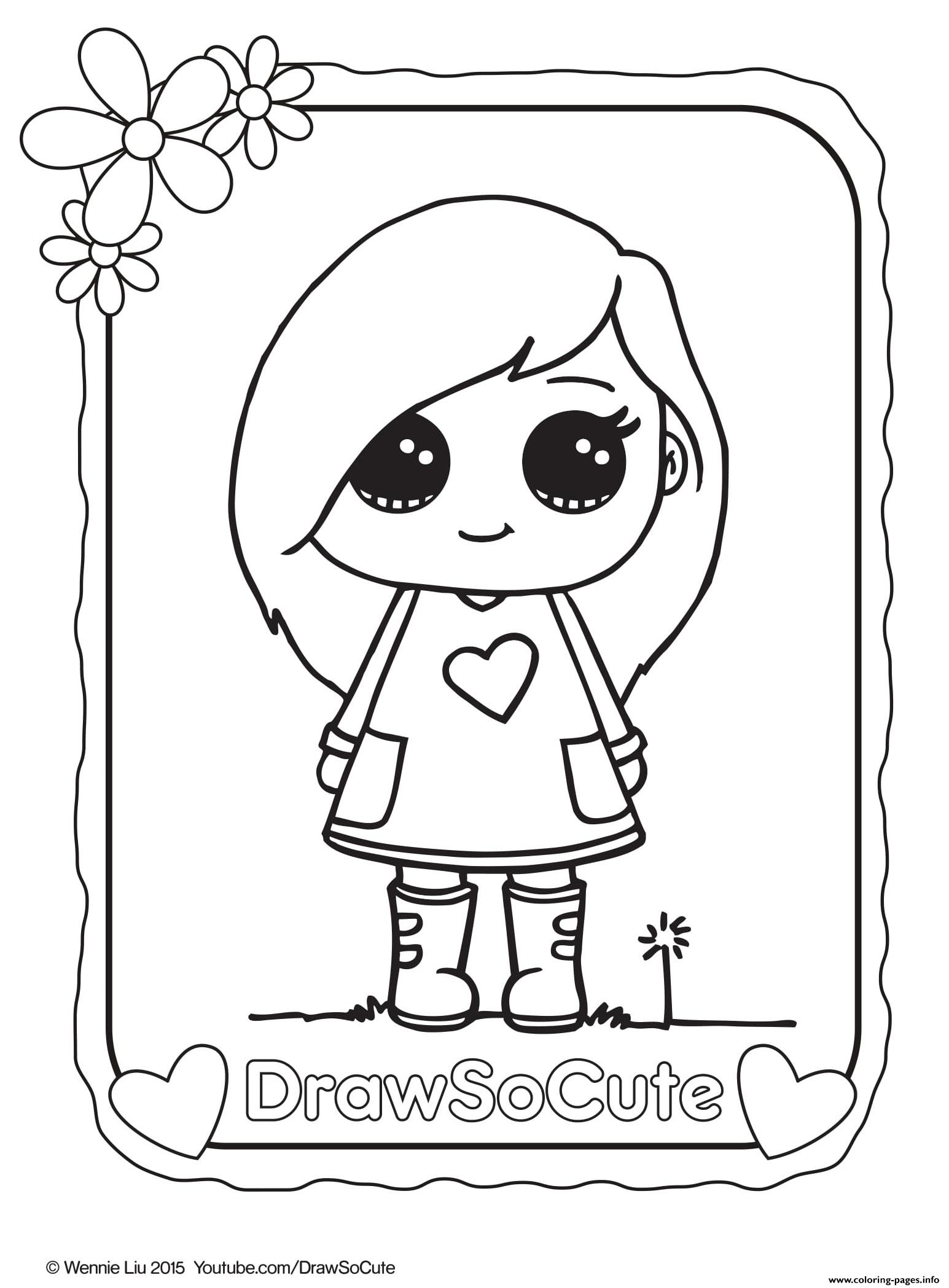 80 Printable Cute Coloring Book Pages 82