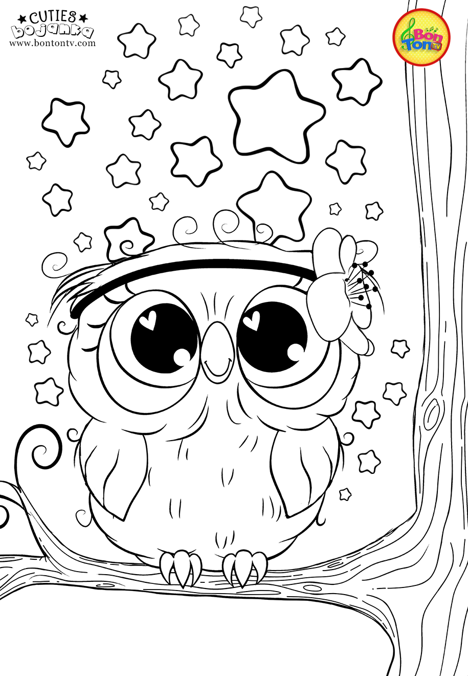 80 Printable Cute Coloring Book Pages 86