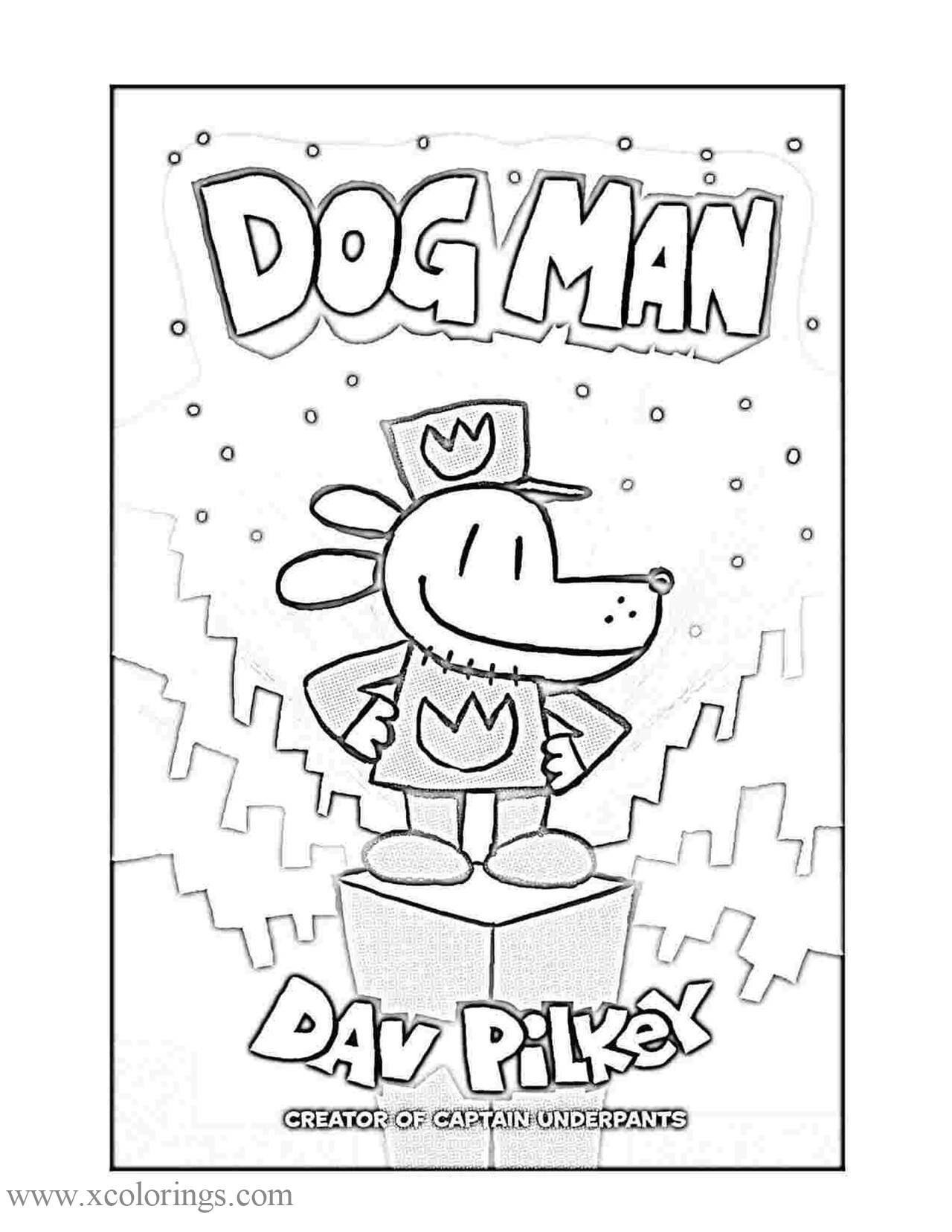 80 Printable Dog Man With Love The Official Coloring Book 83