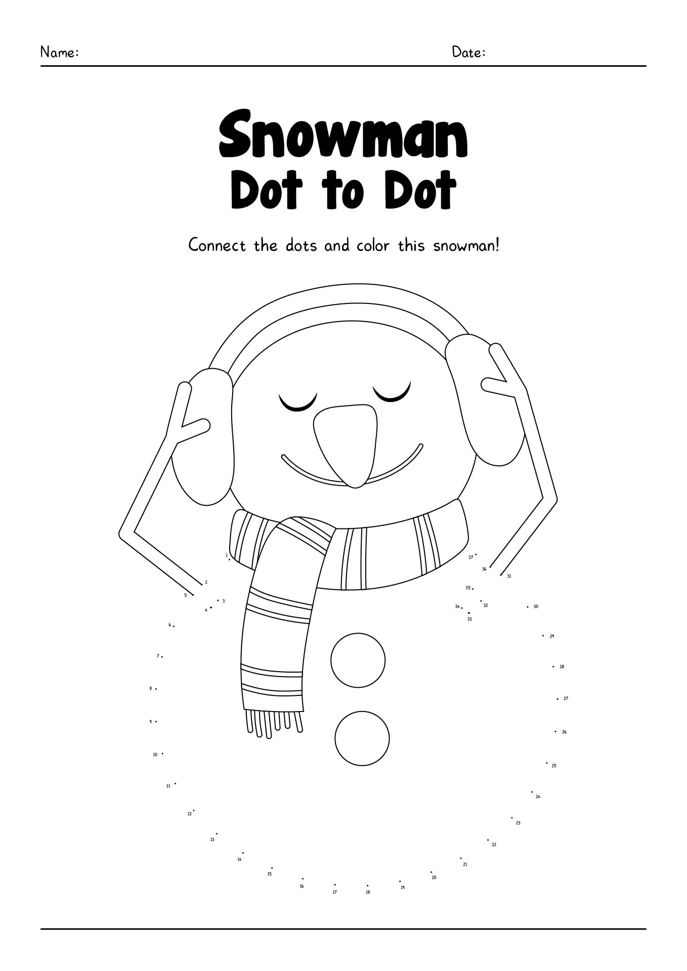 80 Printable Dot Coloring Book 22