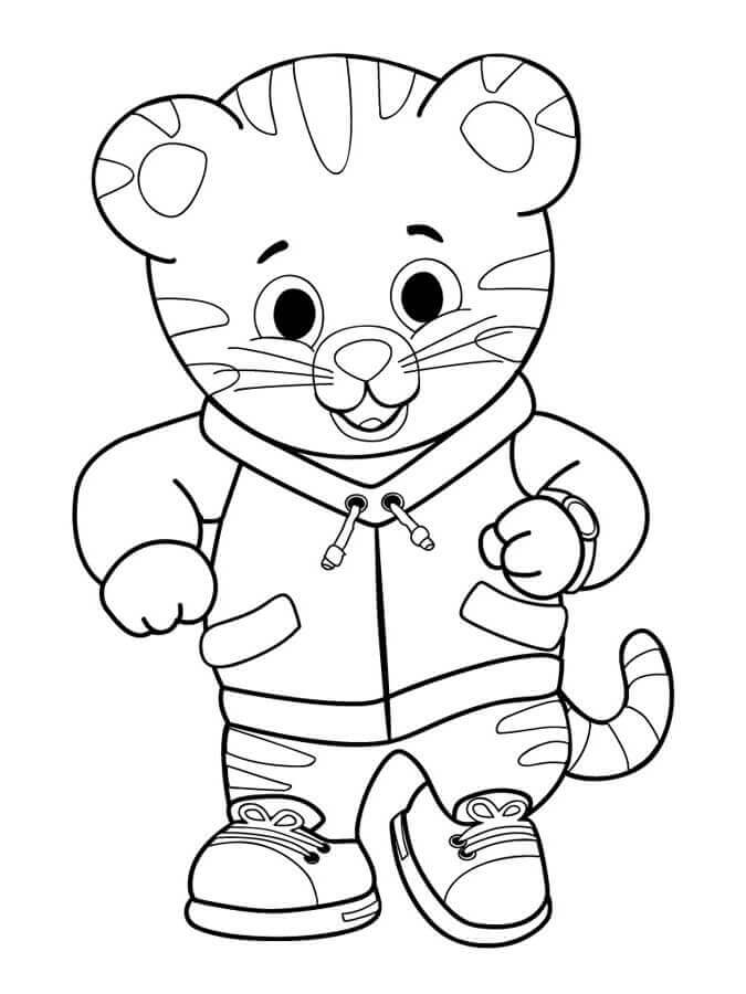 90 Daniel Tiger Coloring Book 1