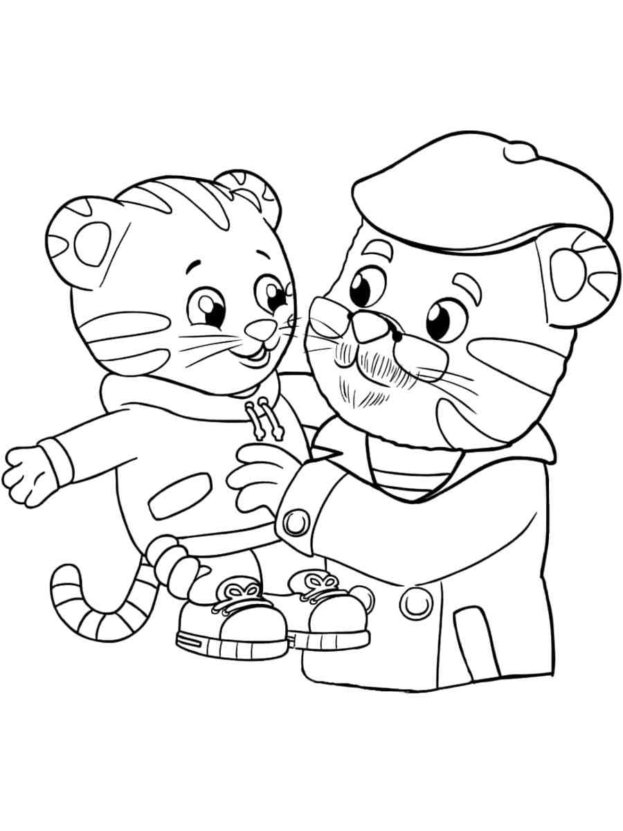 90 Daniel Tiger Coloring Book 19