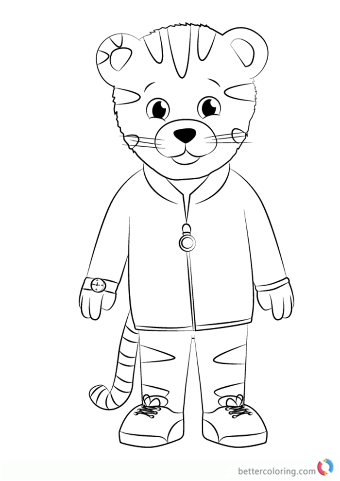 90 Daniel Tiger Coloring Book 2