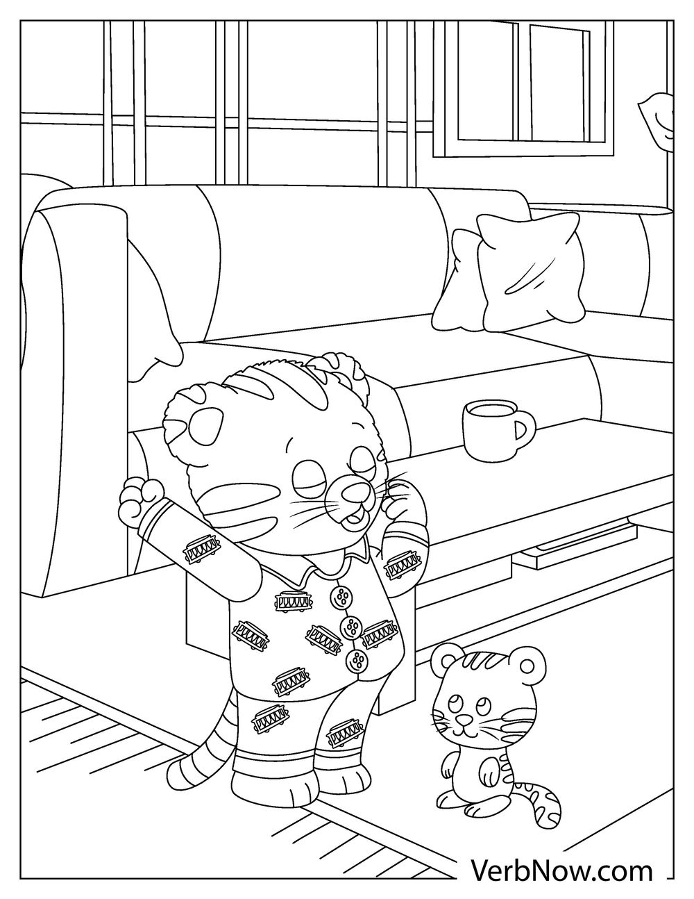 90 Daniel Tiger Coloring Book 48