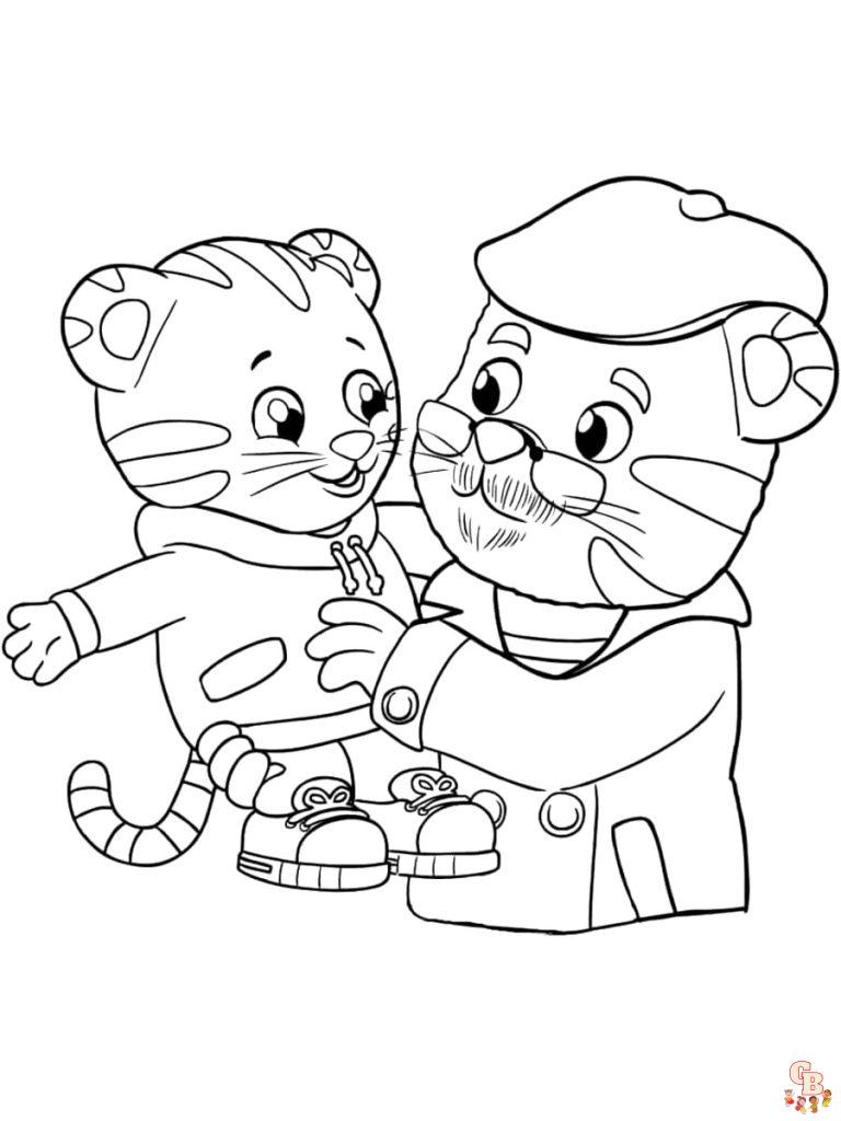 90 Daniel Tiger Coloring Book 91