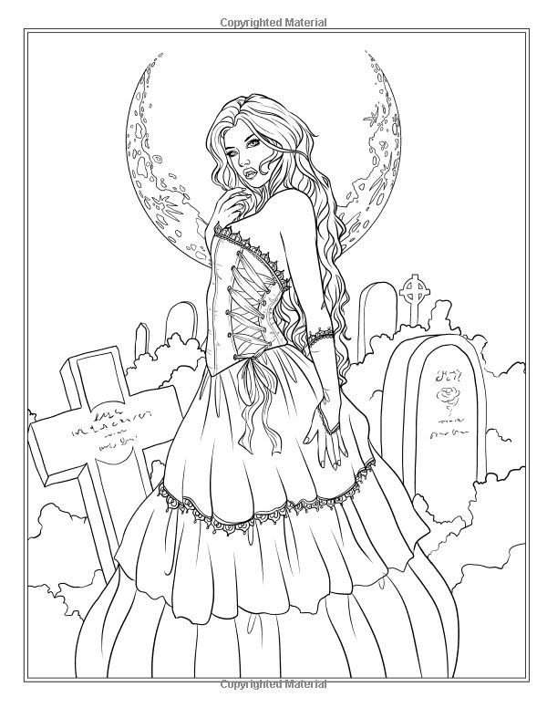 90 Dark Arts Coloring Book 55