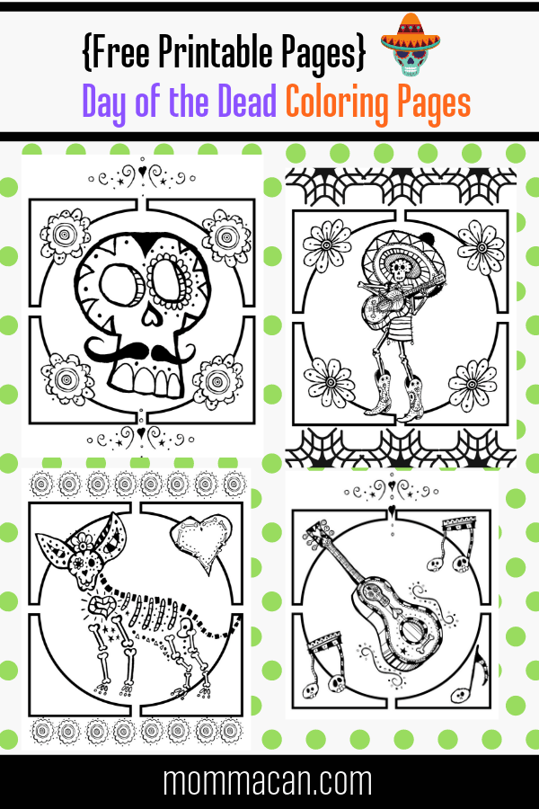 90 Day Of The Dead Coloring Book 38