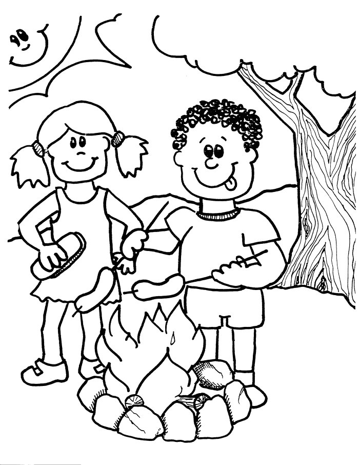 90 Printable Camping Coloring Pages 1