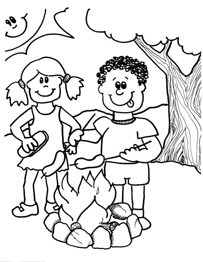 90 Printable Camping Coloring Pages 30