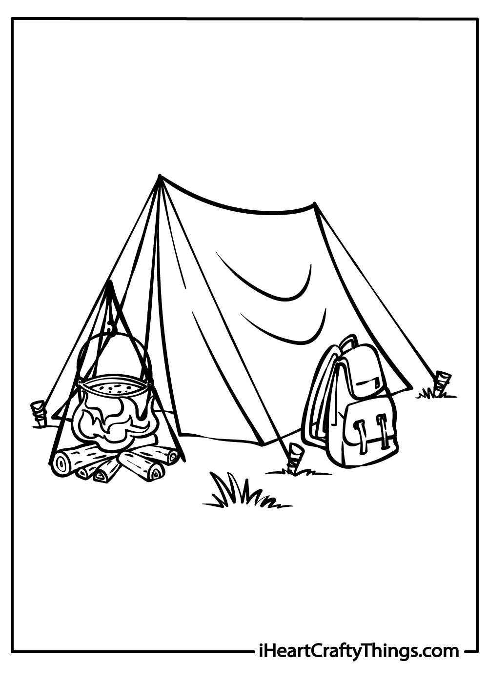 90 Printable Camping Coloring Pages 65