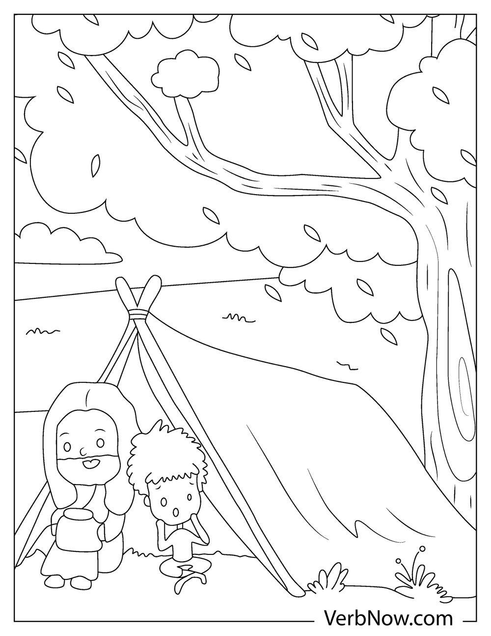 90 Printable Camping Coloring Pages 67