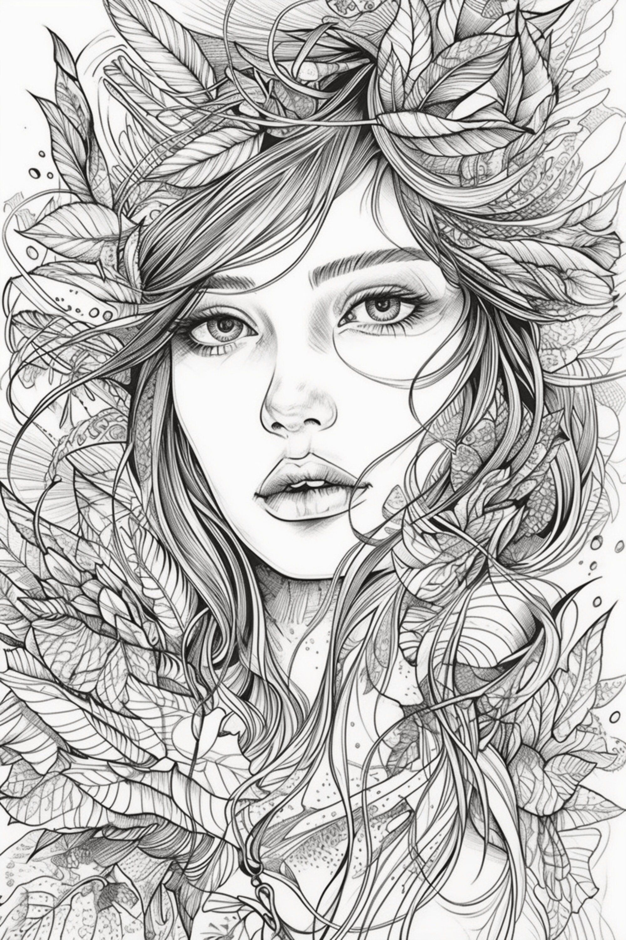 90 Printable Detailed Coloring Books 34