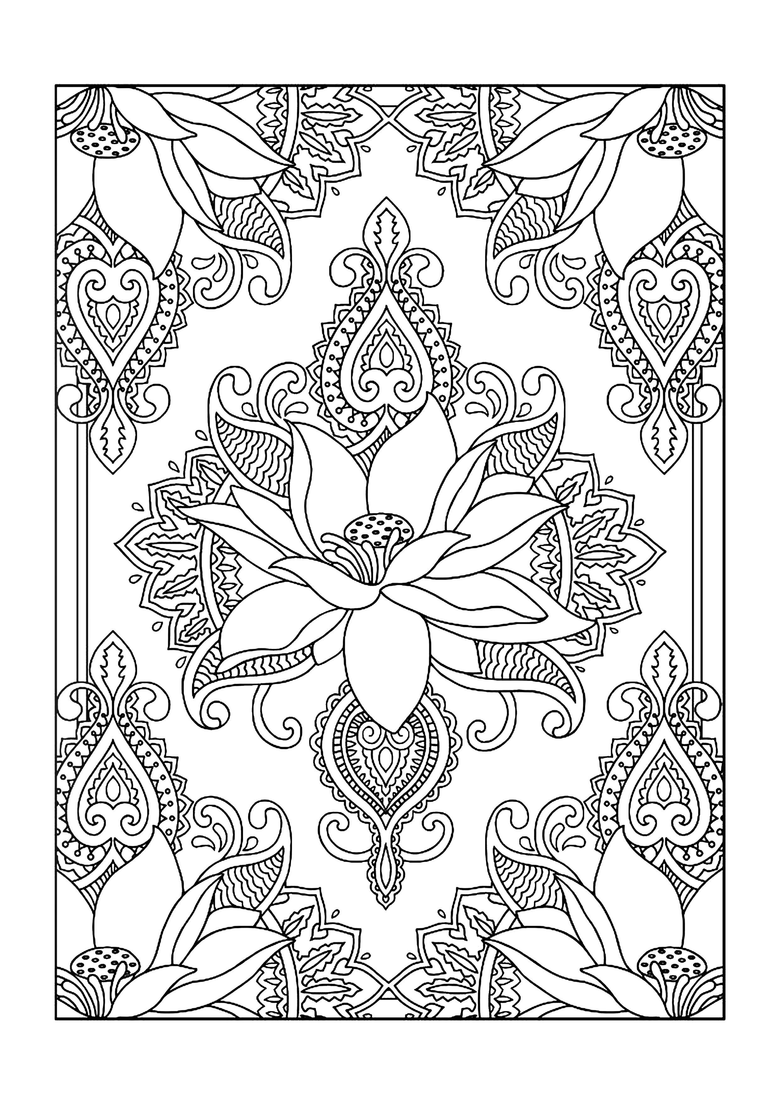 90 Printable Detailed Coloring Books 48