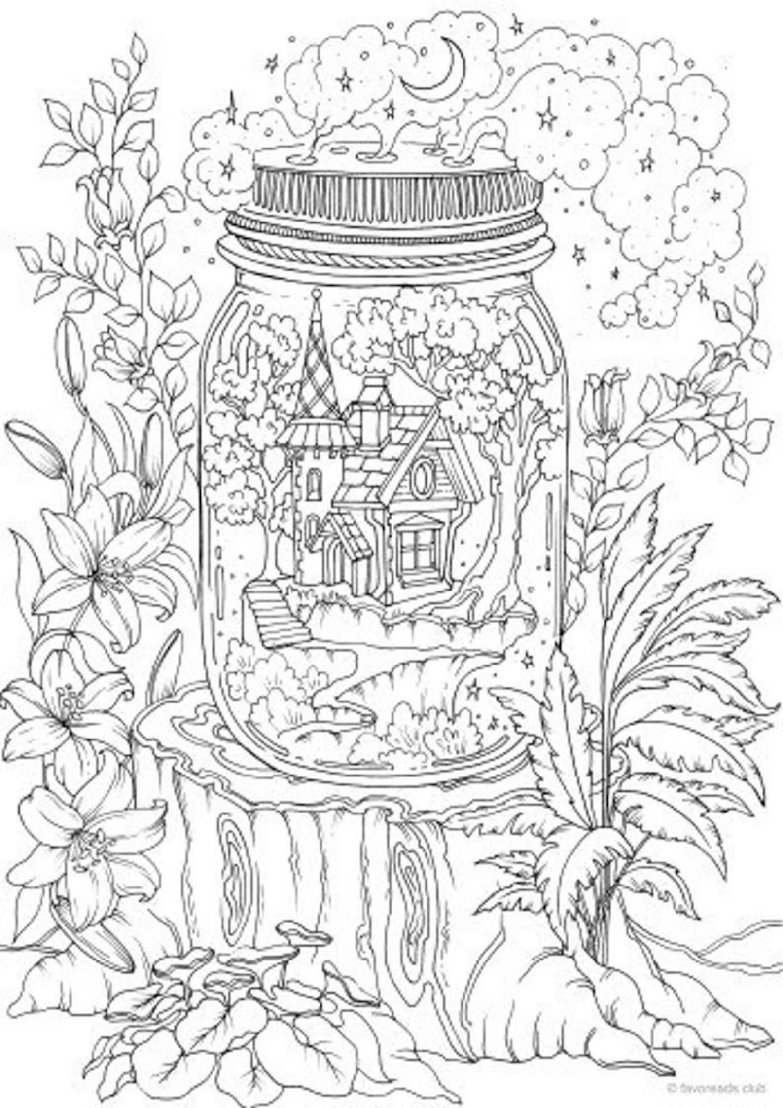 90 Printable Detailed Coloring Books 58