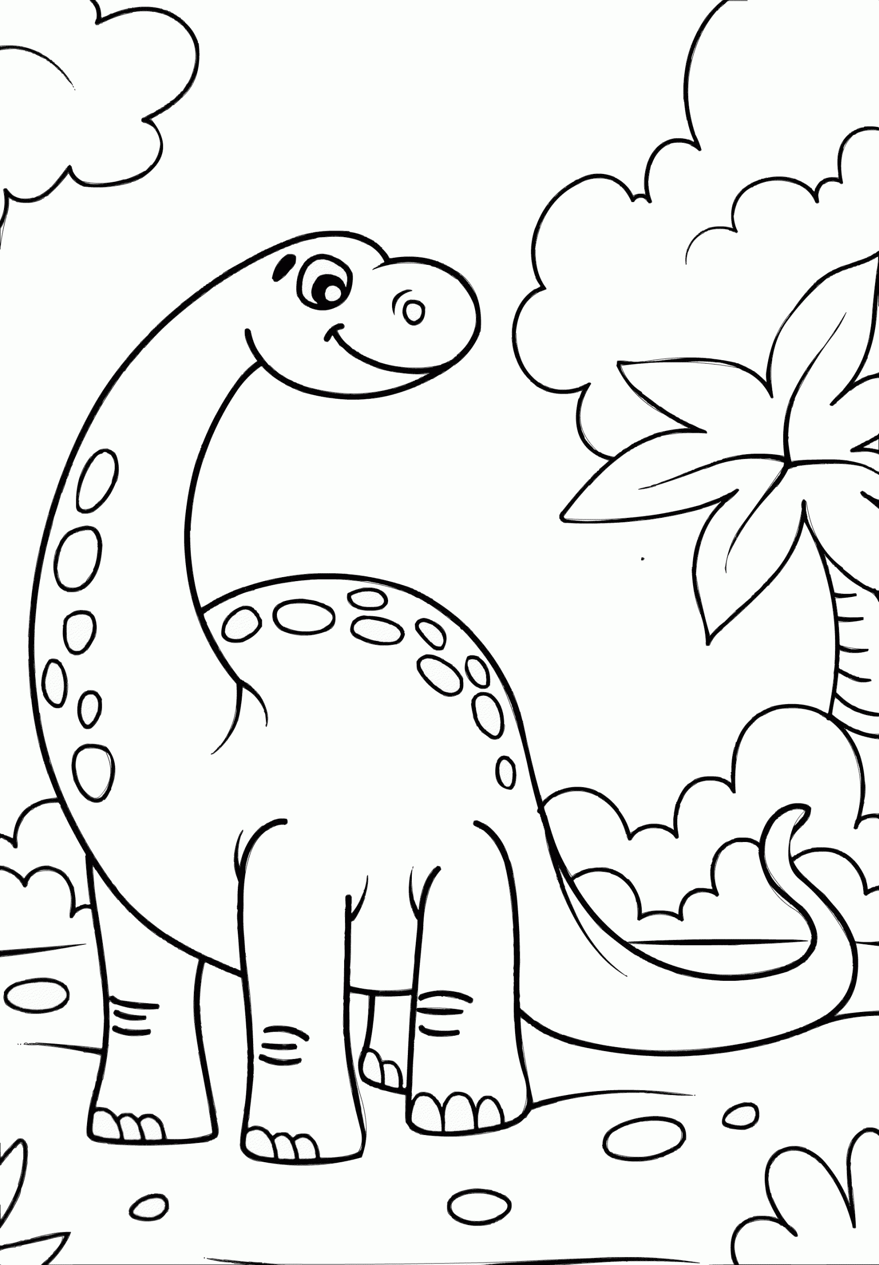 90 Printable Dinosaur Color Book 61