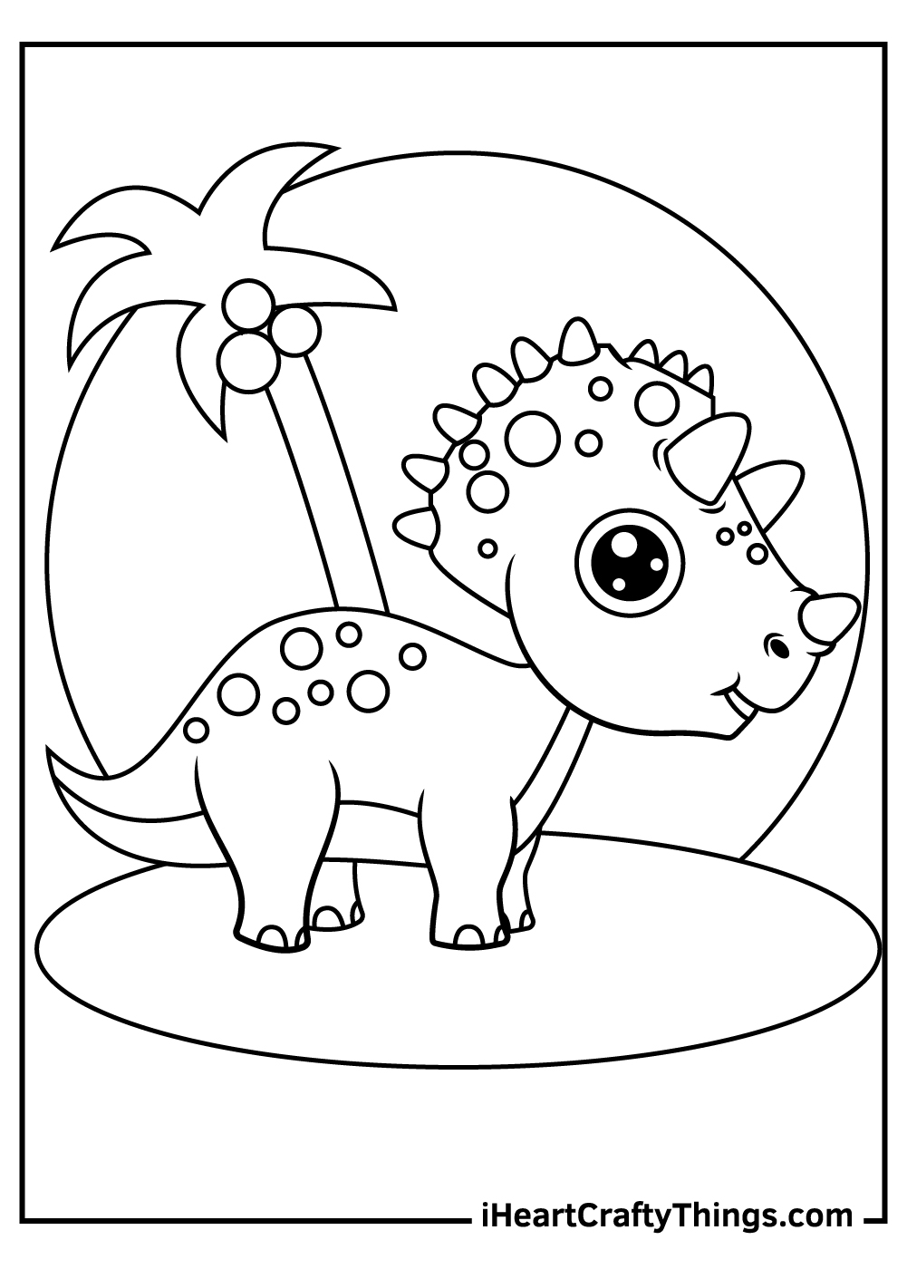 90 Printable Dinosaur Color Book 64