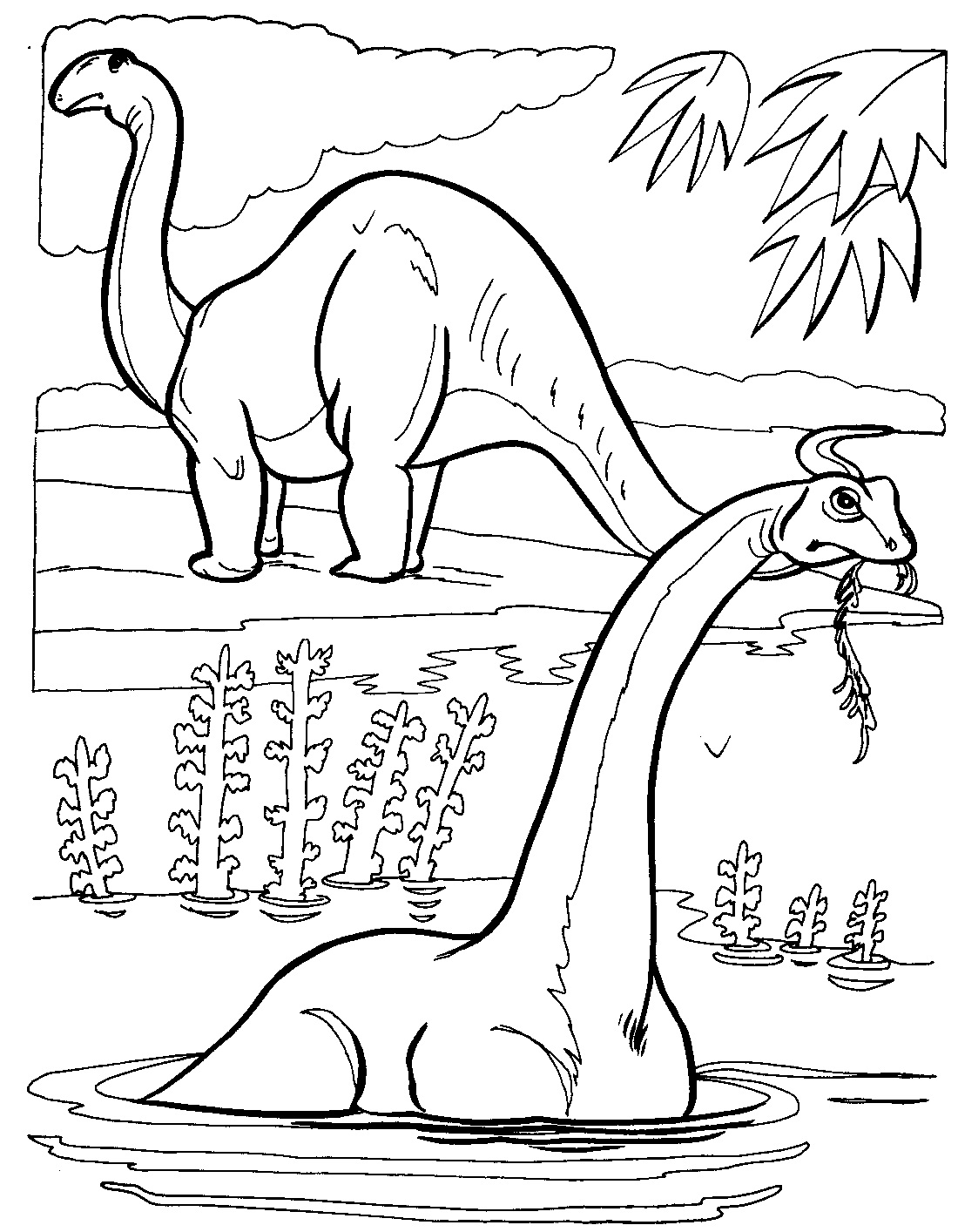 90 Printable Dinosaur Color Book 66