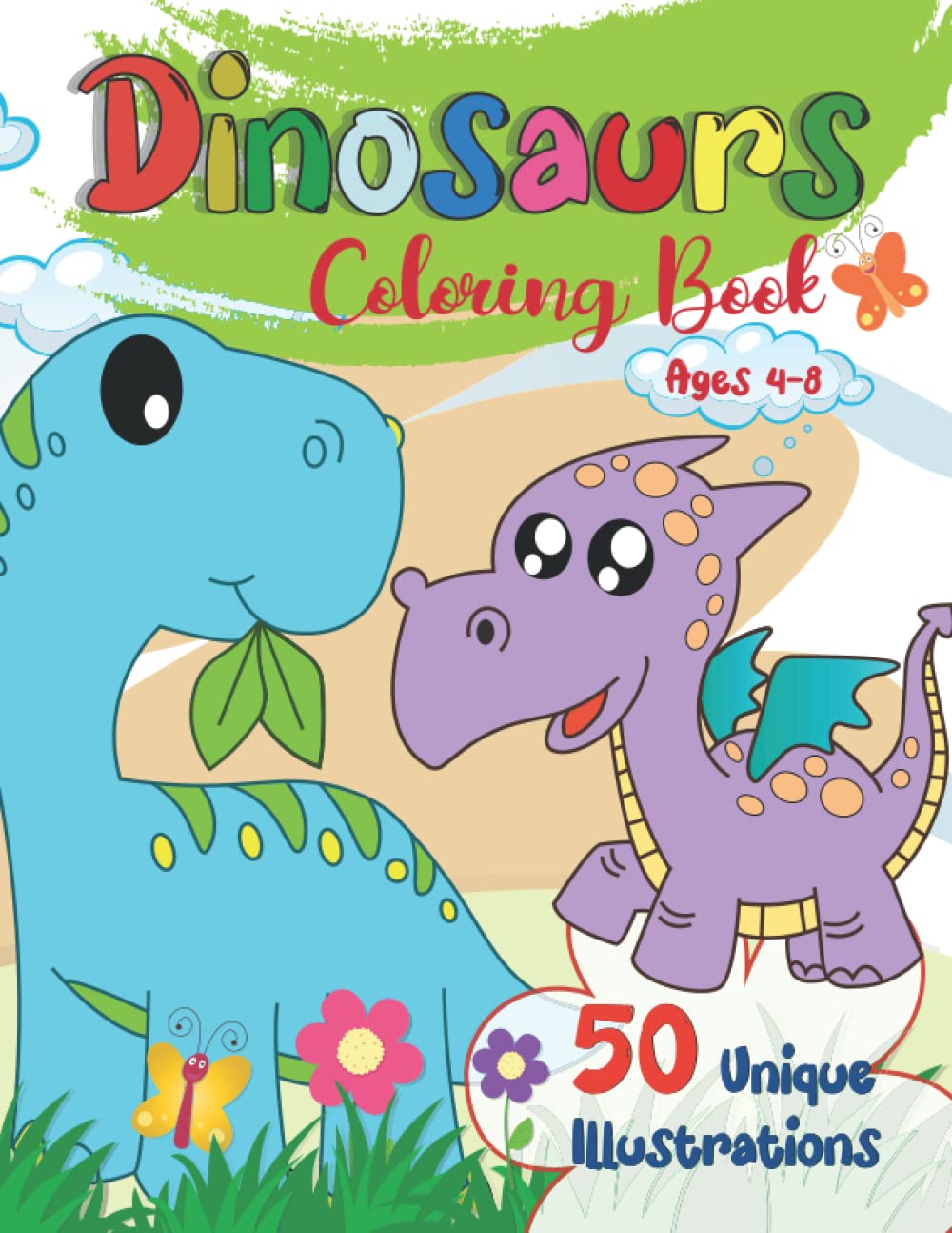 90 Printable Dinosaur Color Book 69