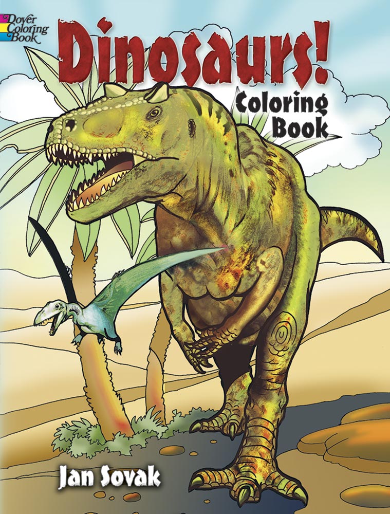 90 Printable Dinosaur Color Book 94