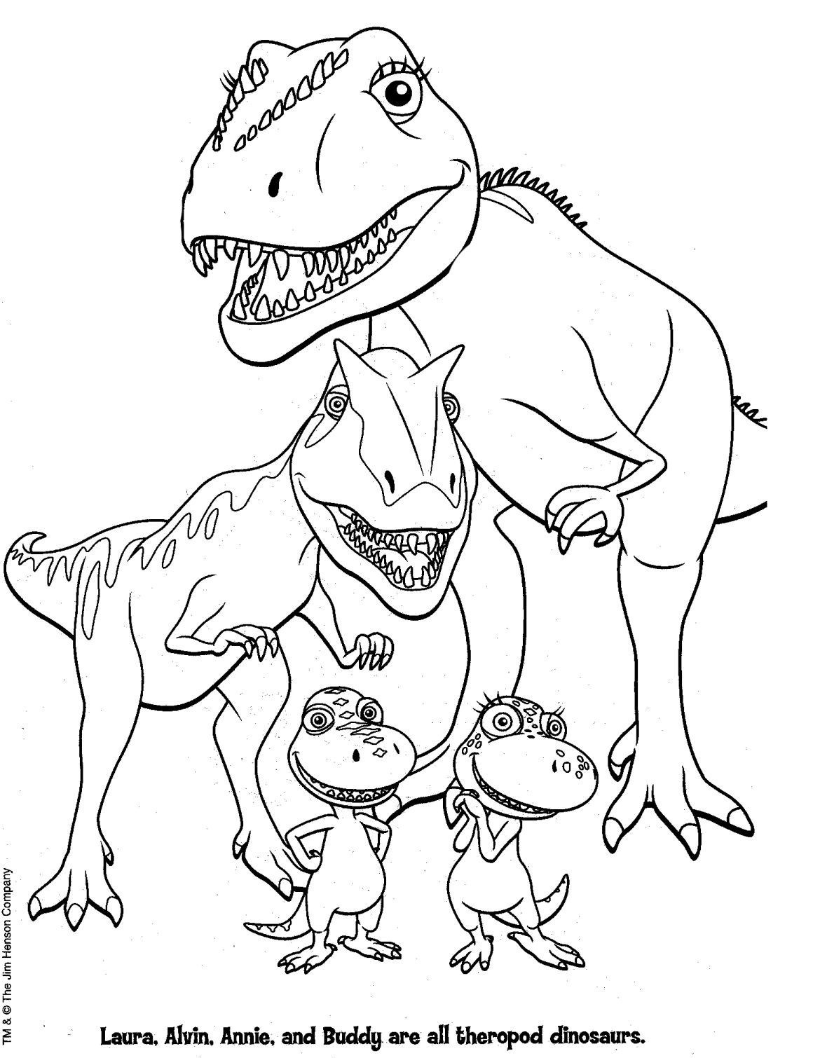 90 Printable Dinosaur Color Book 95