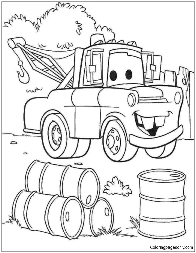 90 Printable Disney Cars Coloring Book 68