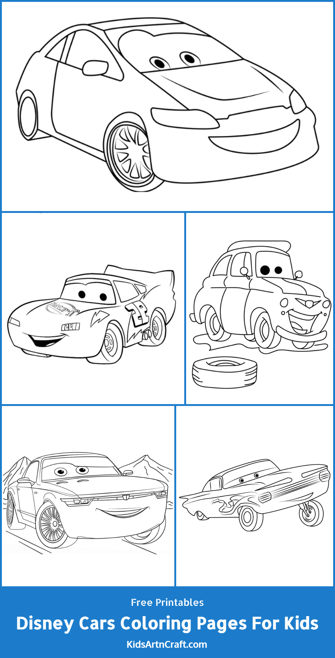 90 Printable Disney Cars Coloring Book 95