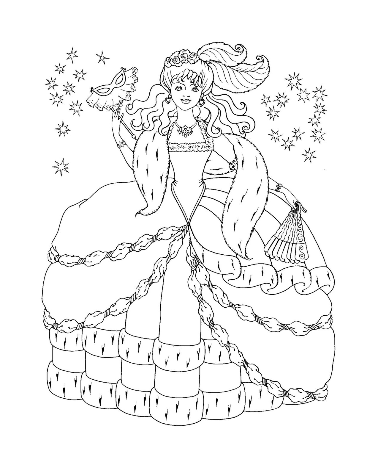 90 Printable Disney Princess Coloring Books 13