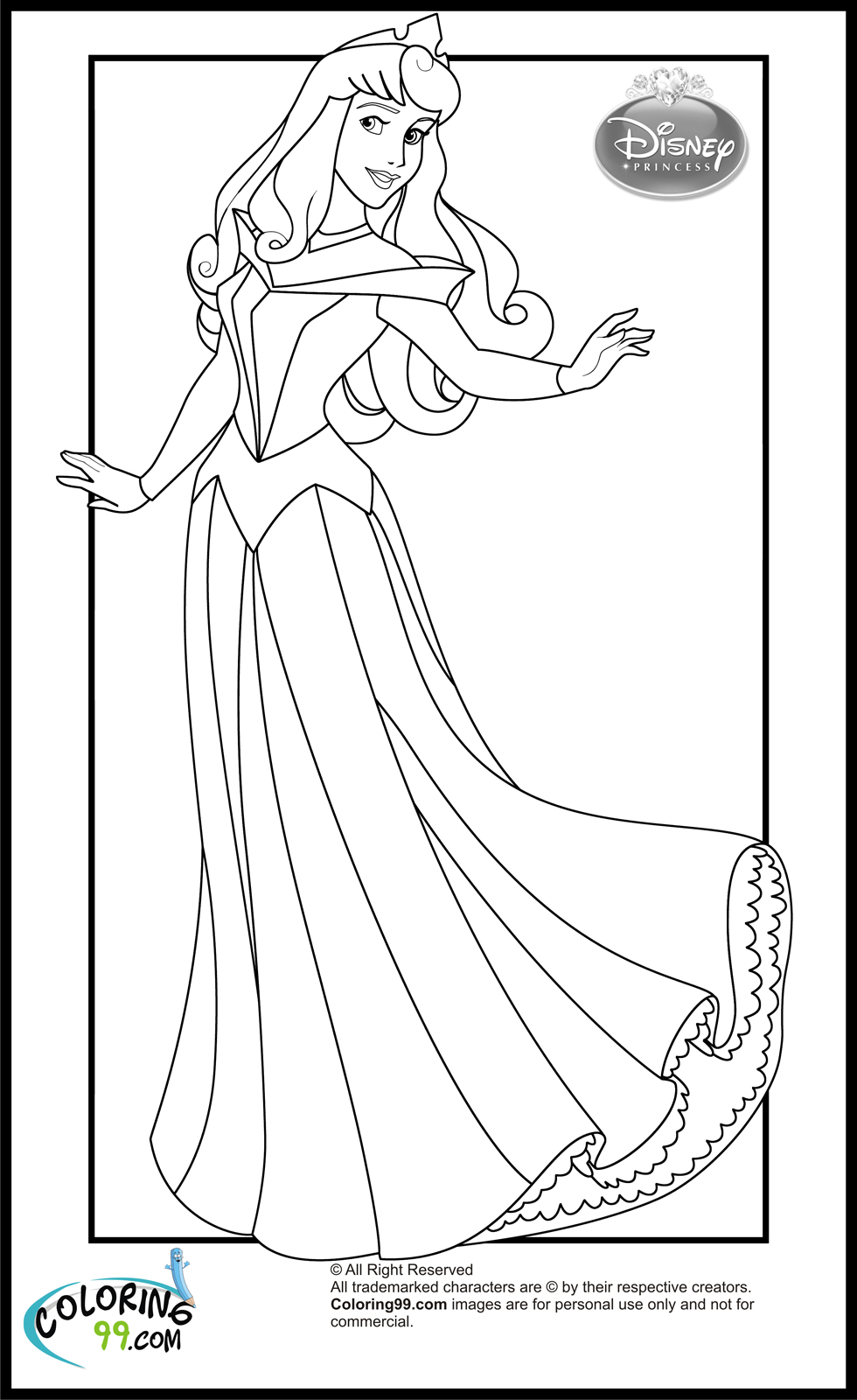 90 Printable Disney Princess Coloring Books 20