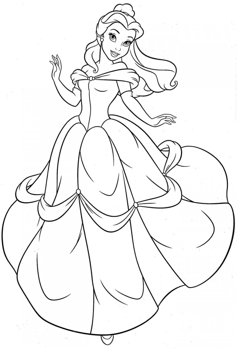 90 Printable Disney Princess Coloring Books 45