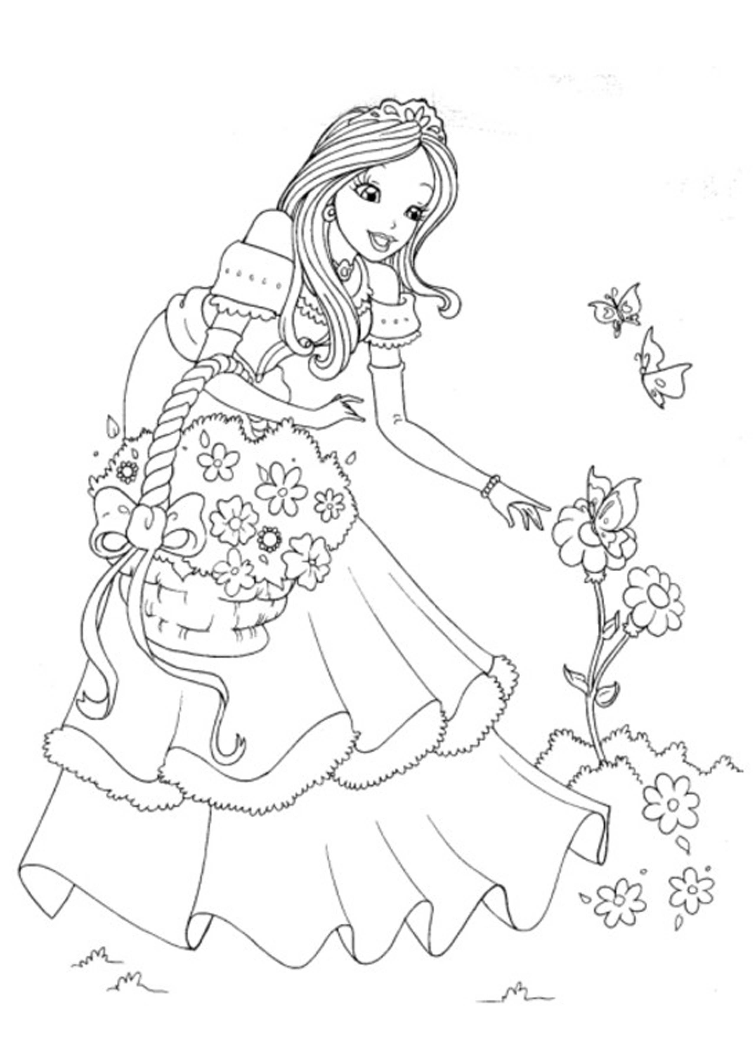 90 Printable Disney Princess Coloring Books 74