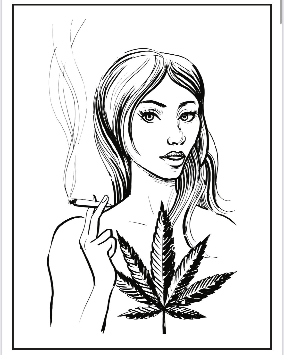 90 Printable Disney Princess Stoner Coloring Book Pages 15