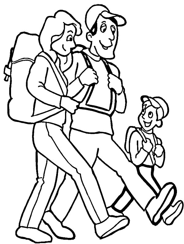 90 Printable Hiking Coloring Pages 85