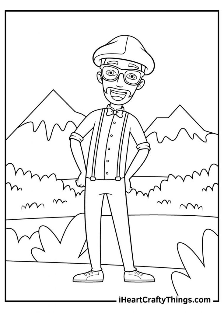 Get 85 Blippi Coloring Pages Free Ideas 11