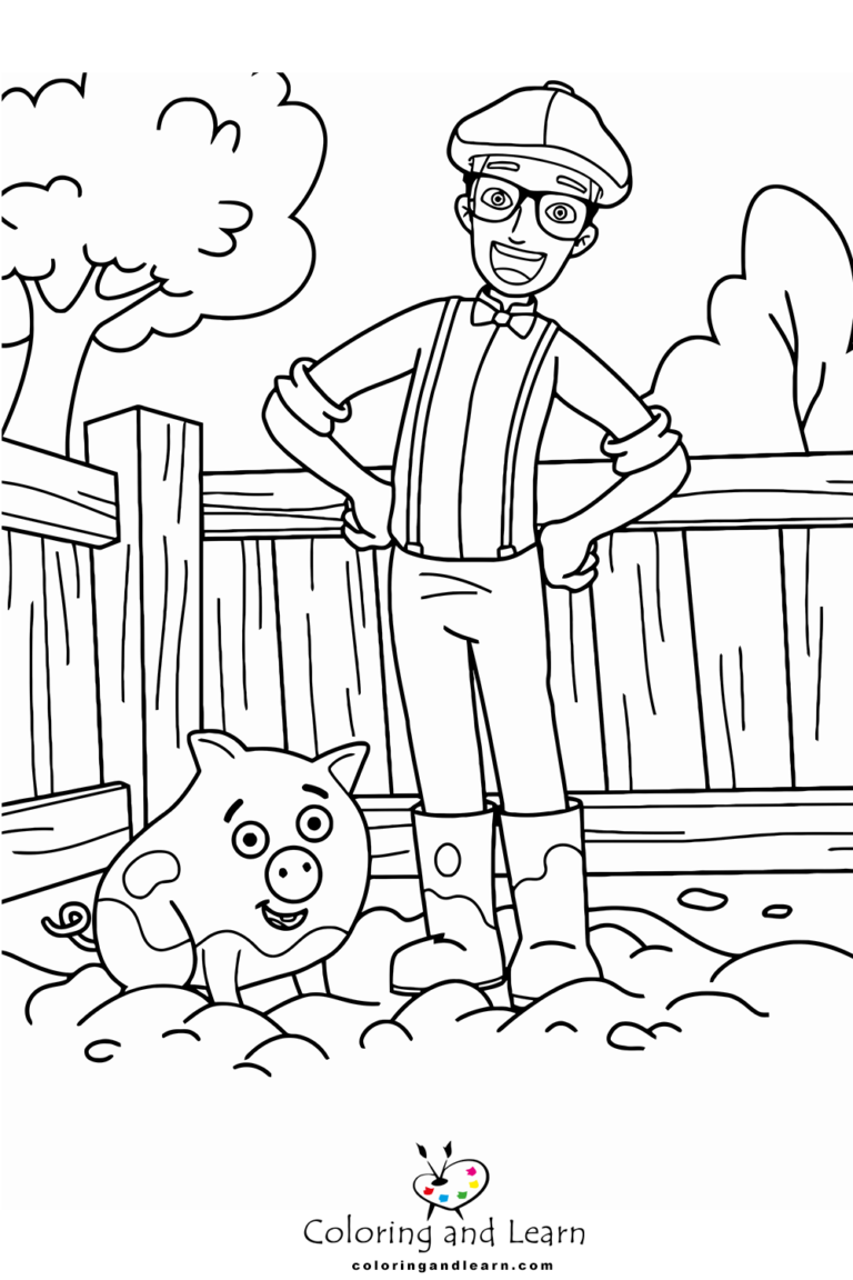 Get 85 Blippi Coloring Pages Free Ideas 20