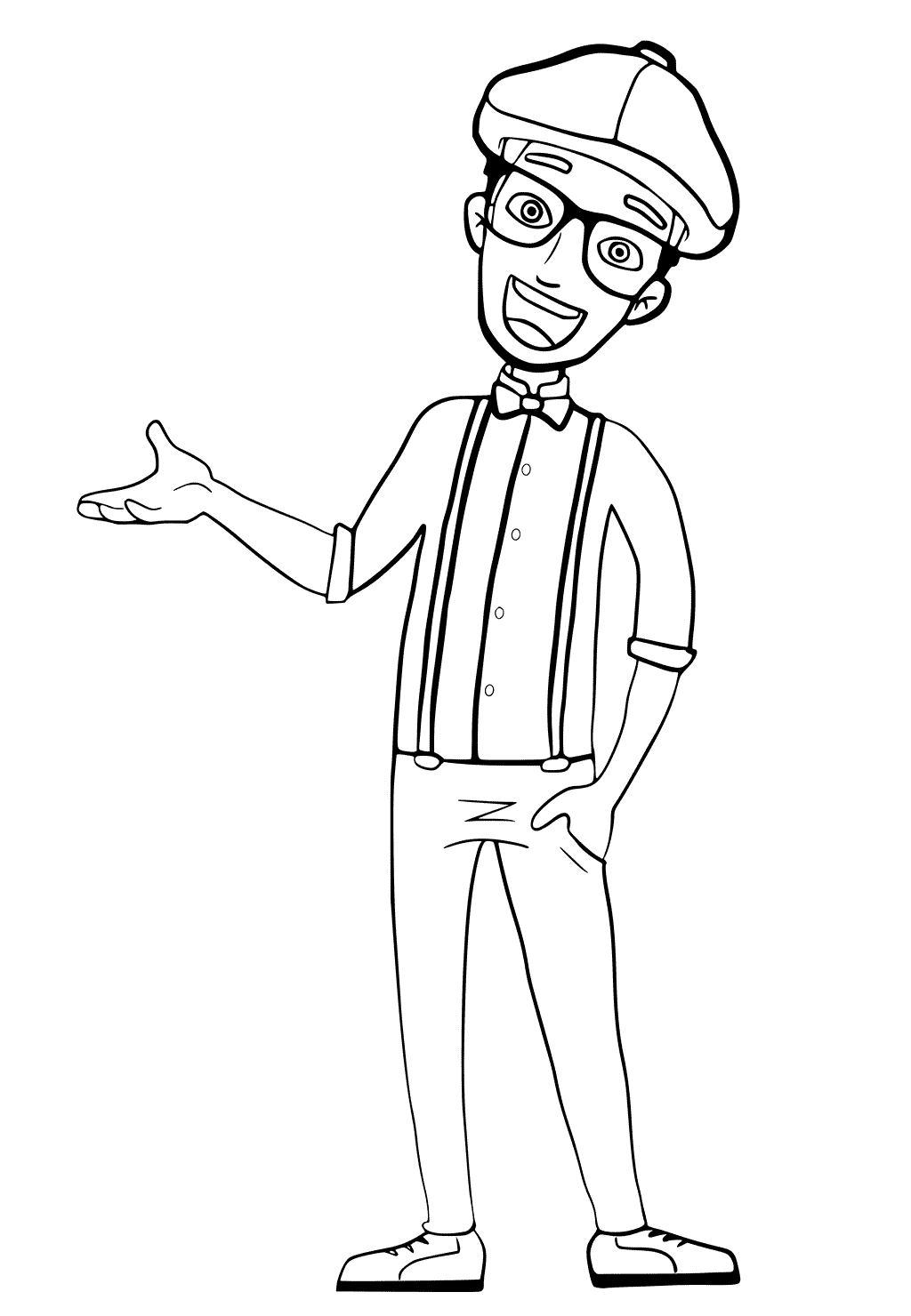 Get 85 Blippi Coloring Pages Free Ideas 34