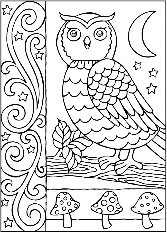 60 Printable Dover Publications Coloring Books 1