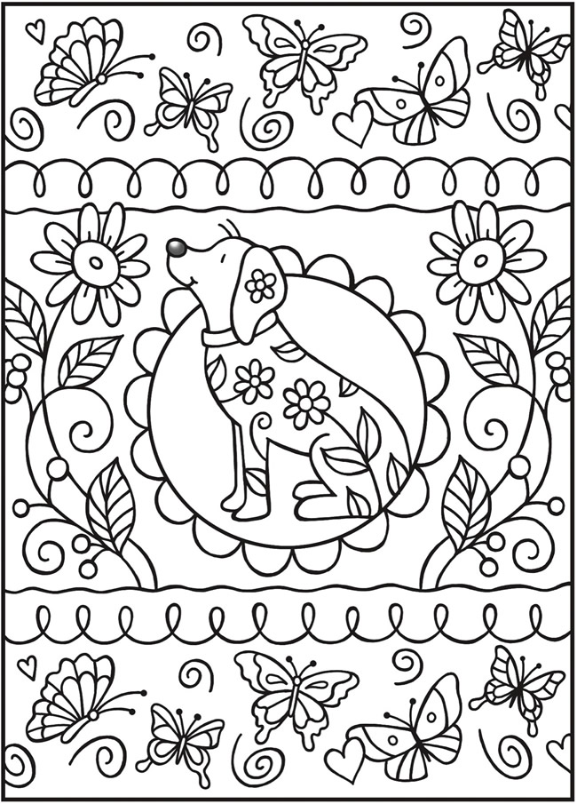 60 Printable Dover Publications Coloring Books 18