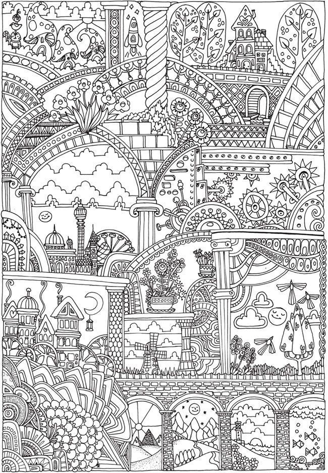 60 Printable Dover Publications Coloring Books 61