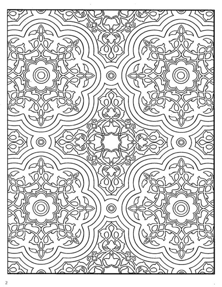 60 Printable Dover Publications Coloring Books 7