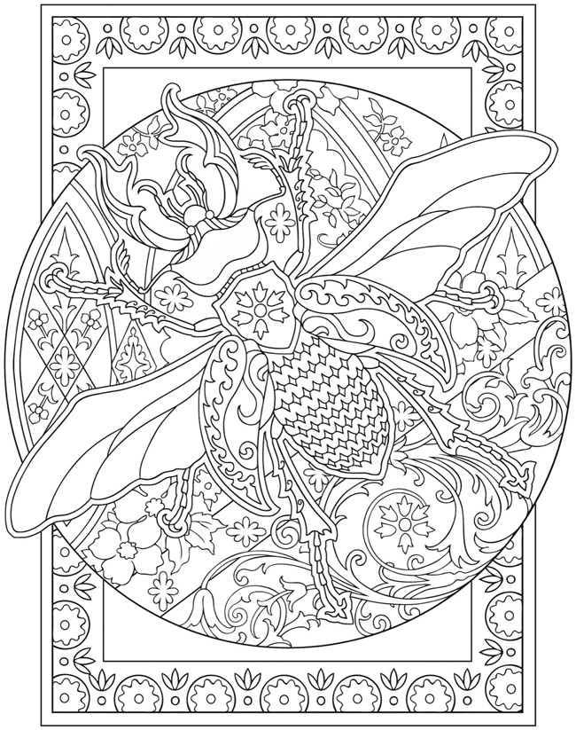 60 Printable Dover Publications Coloring Books 8