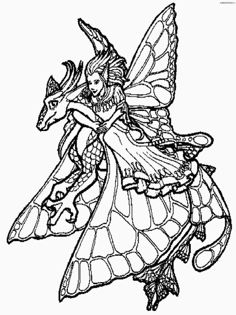 60 Printable Dragon Coloring Books For Adults 33