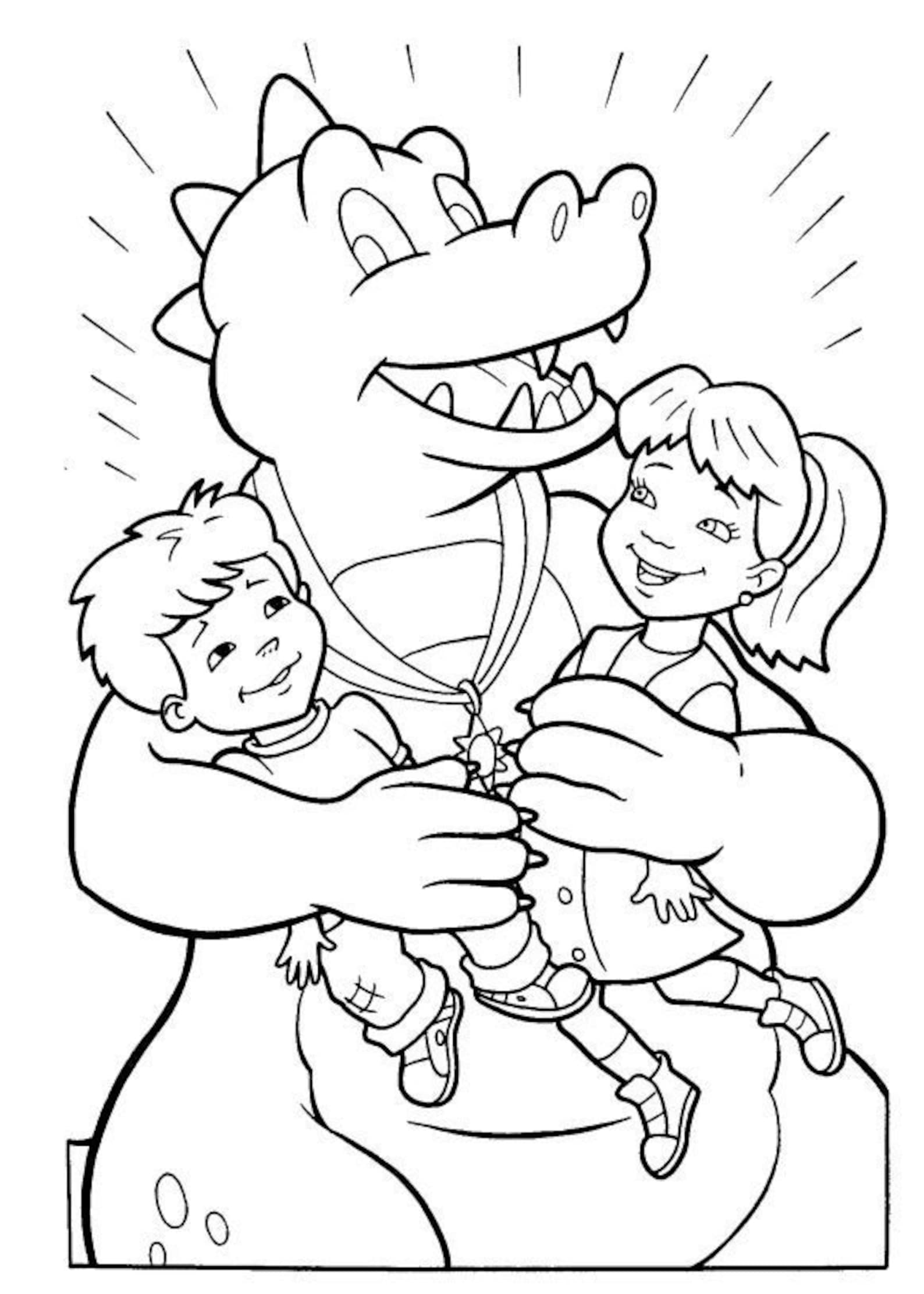 60 Printable Dragon Tales Coloring Book 12