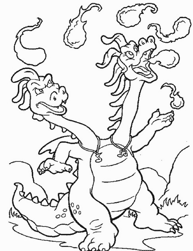 60 Printable Dragon Tales Coloring Book 44