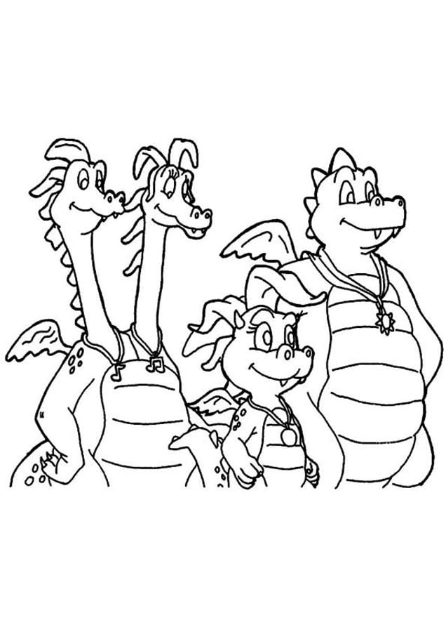 60 Printable Dragon Tales Coloring Book 47