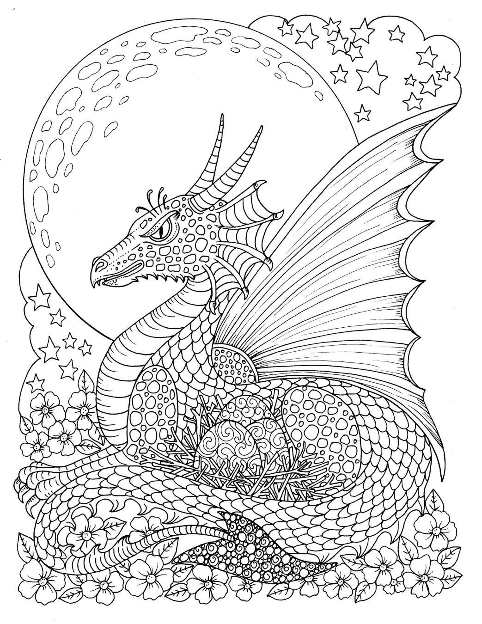 60 Printable Dragon Tales Coloring Book 7