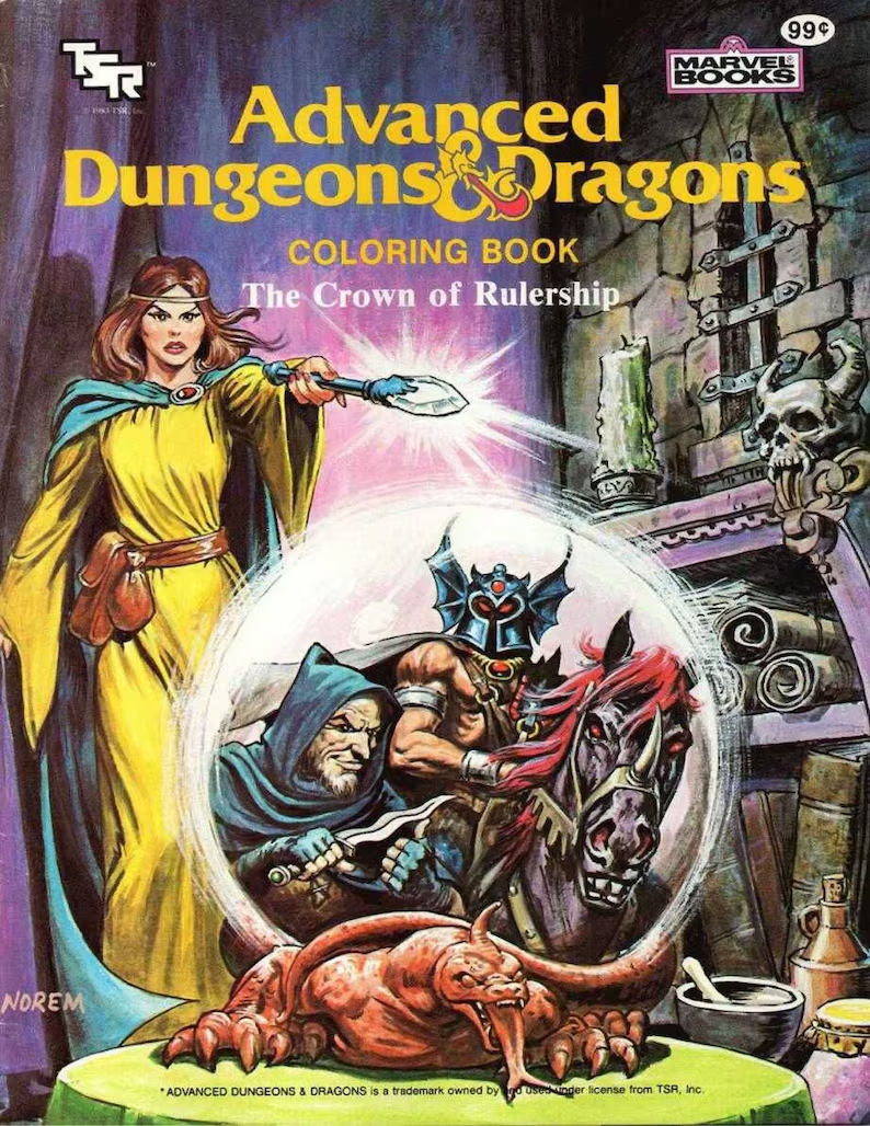 60 Printable Dungeons And Dragons Coloring Book 54