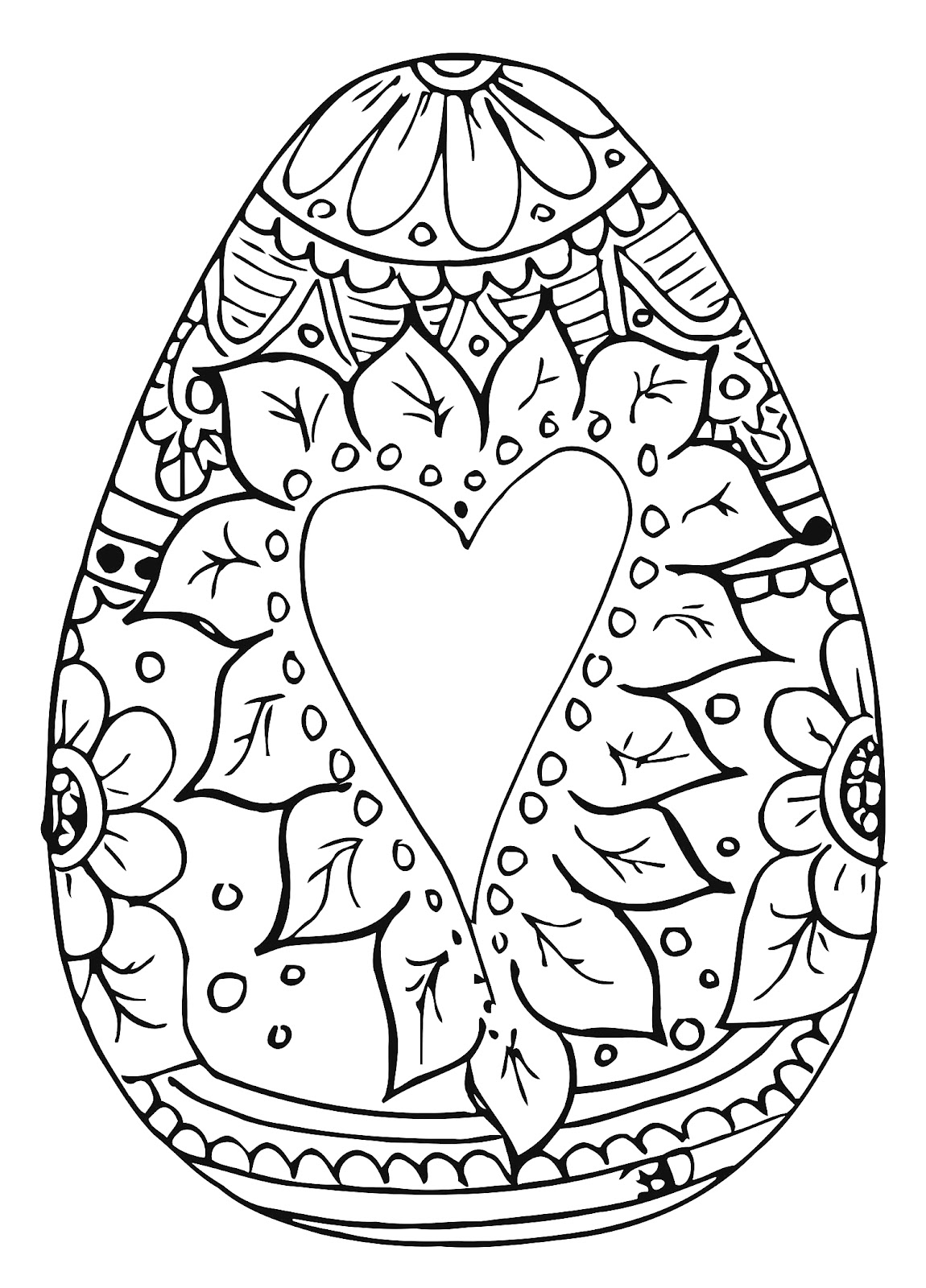 60 Printable Easter Coloring Book Pages 27